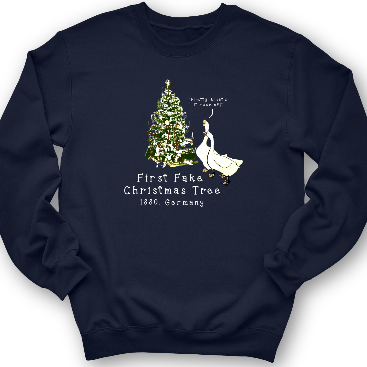 First Fake Christmas Tree Crewneck