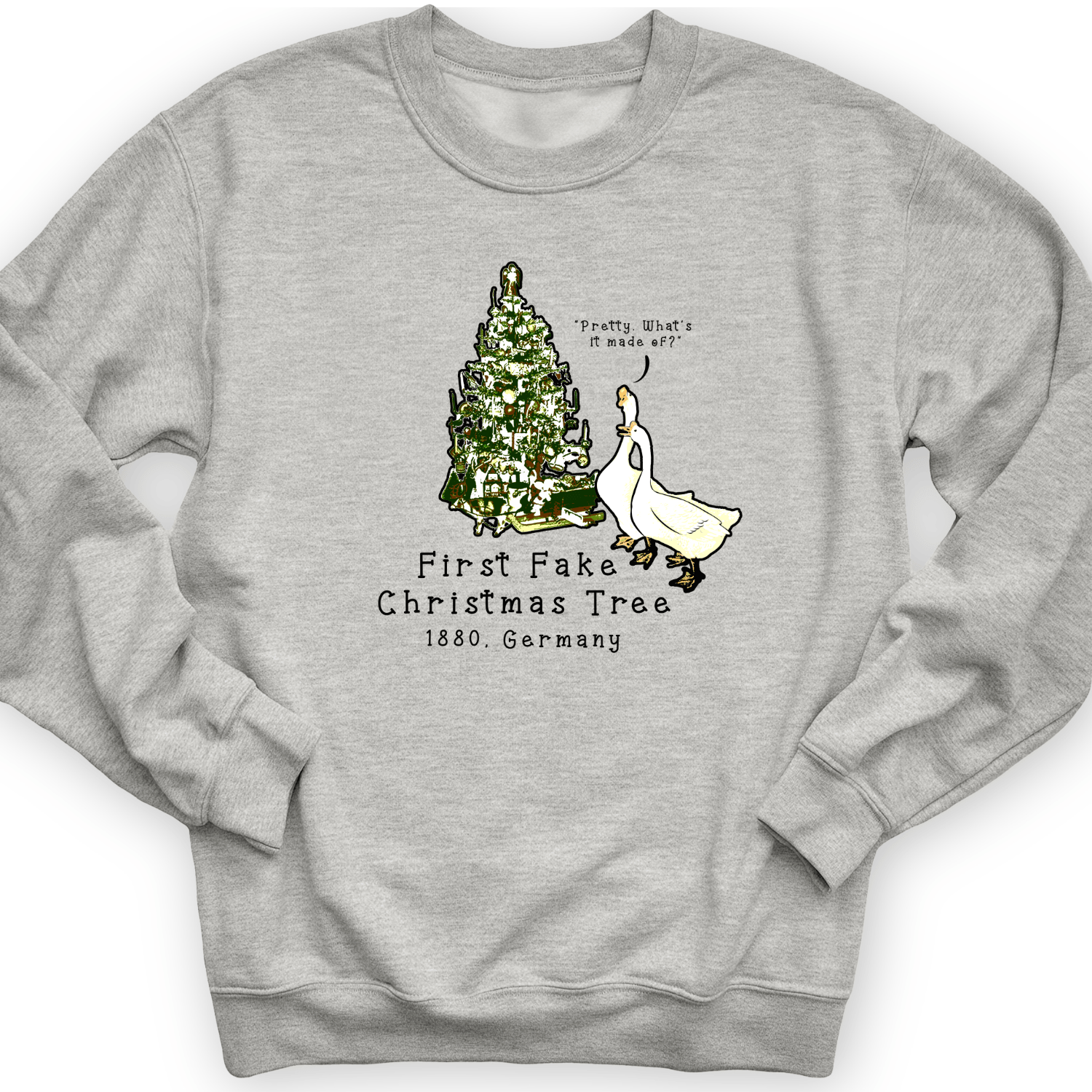 First Fake Christmas Tree Crewneck