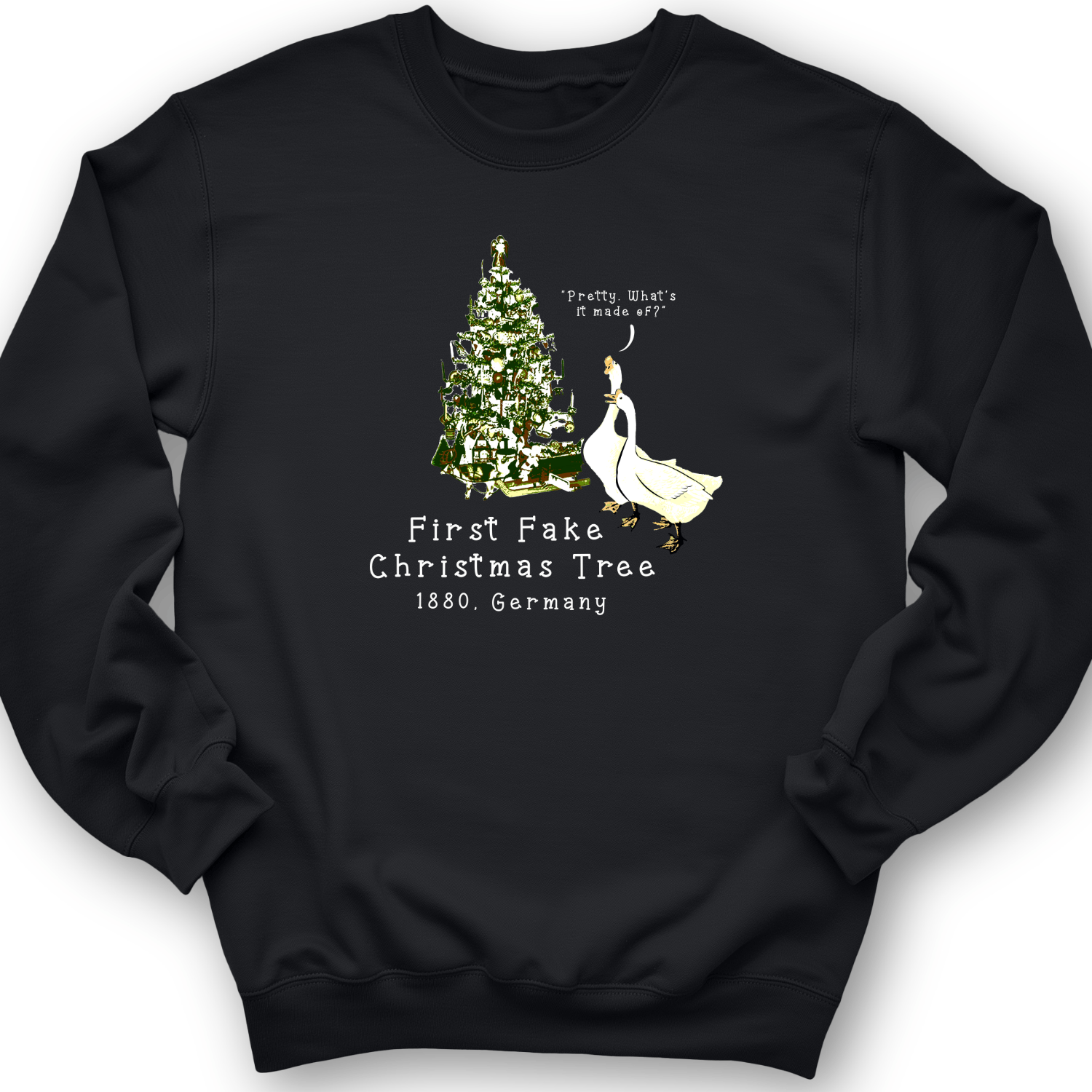 First Fake Christmas Tree Crewneck