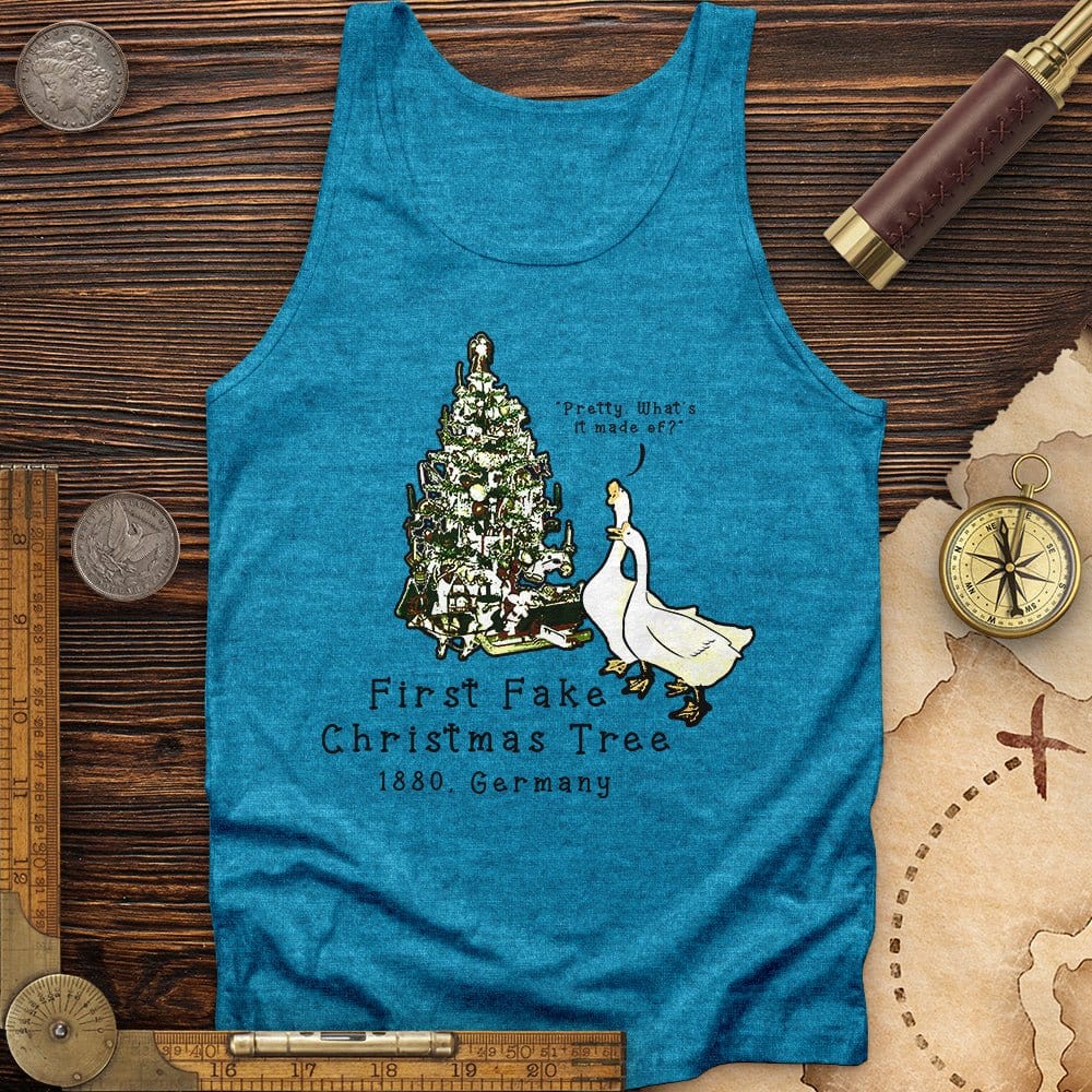 First Fake Christmas Tree Tank