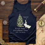 First Fake Christmas Tree Tank