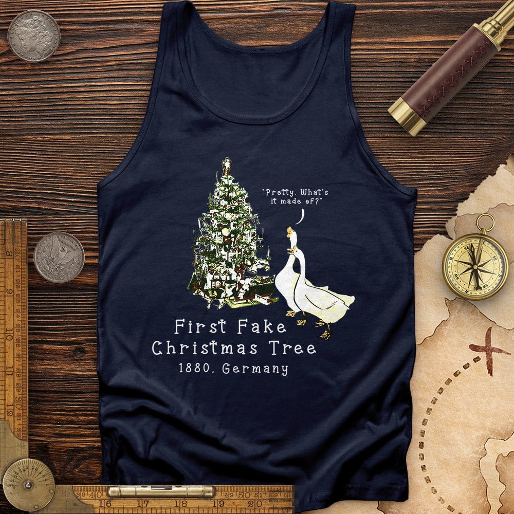 First Fake Christmas Tree Tank