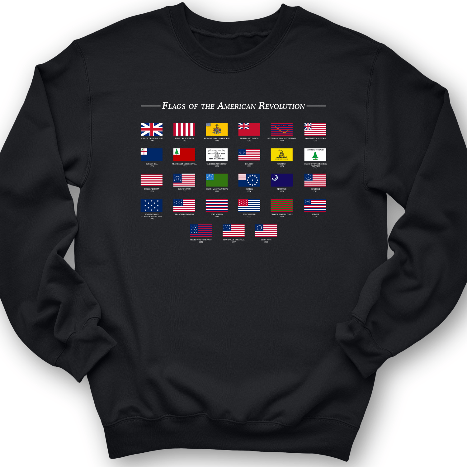 Flags Of The Revolution Crewneck