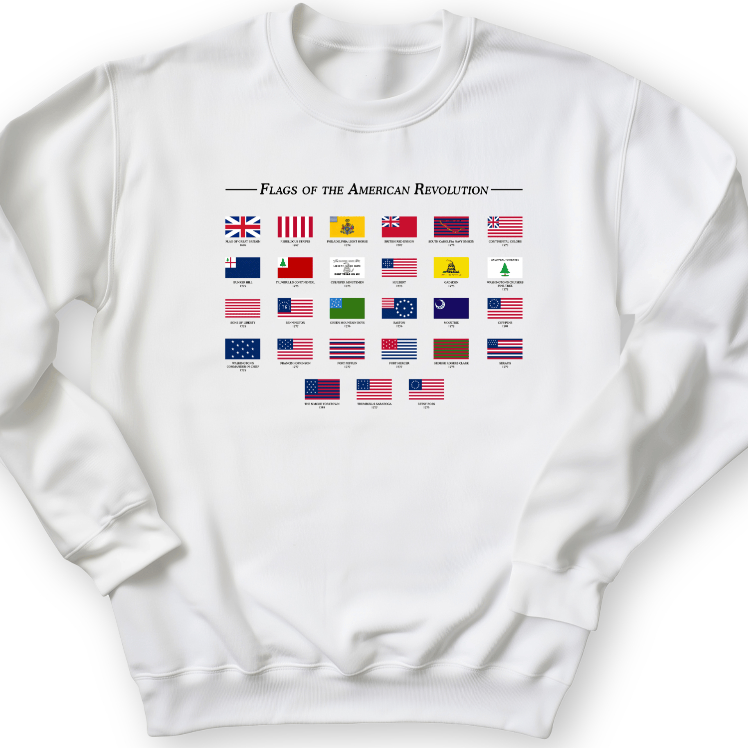 Flags Of The Revolution Crewneck