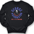 George Washington For President Crewneck
