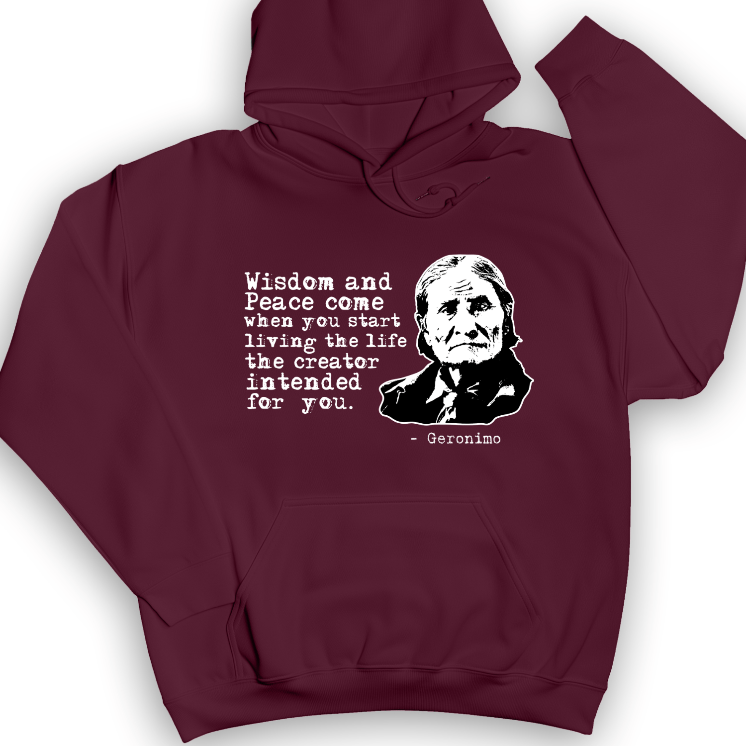 Geronimo Wisdom And Peace Hoodie