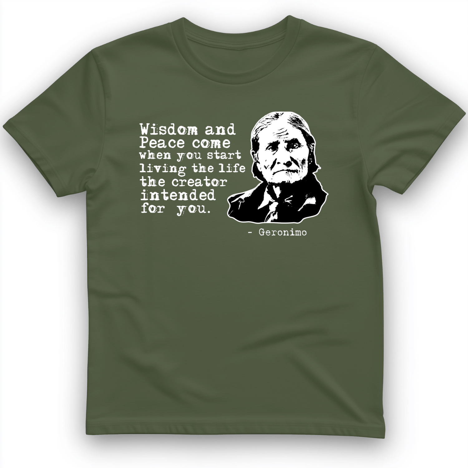 Geronimo Wisdom And Peace T-Shirt