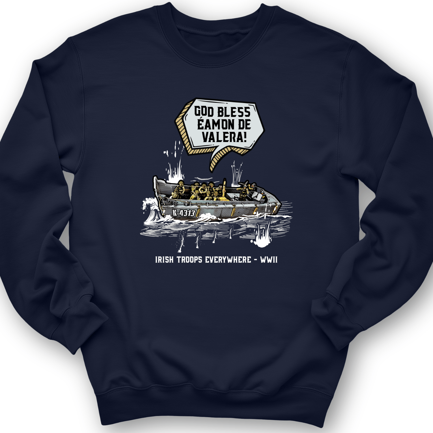 God Bless Eamon De Valera Crewneck