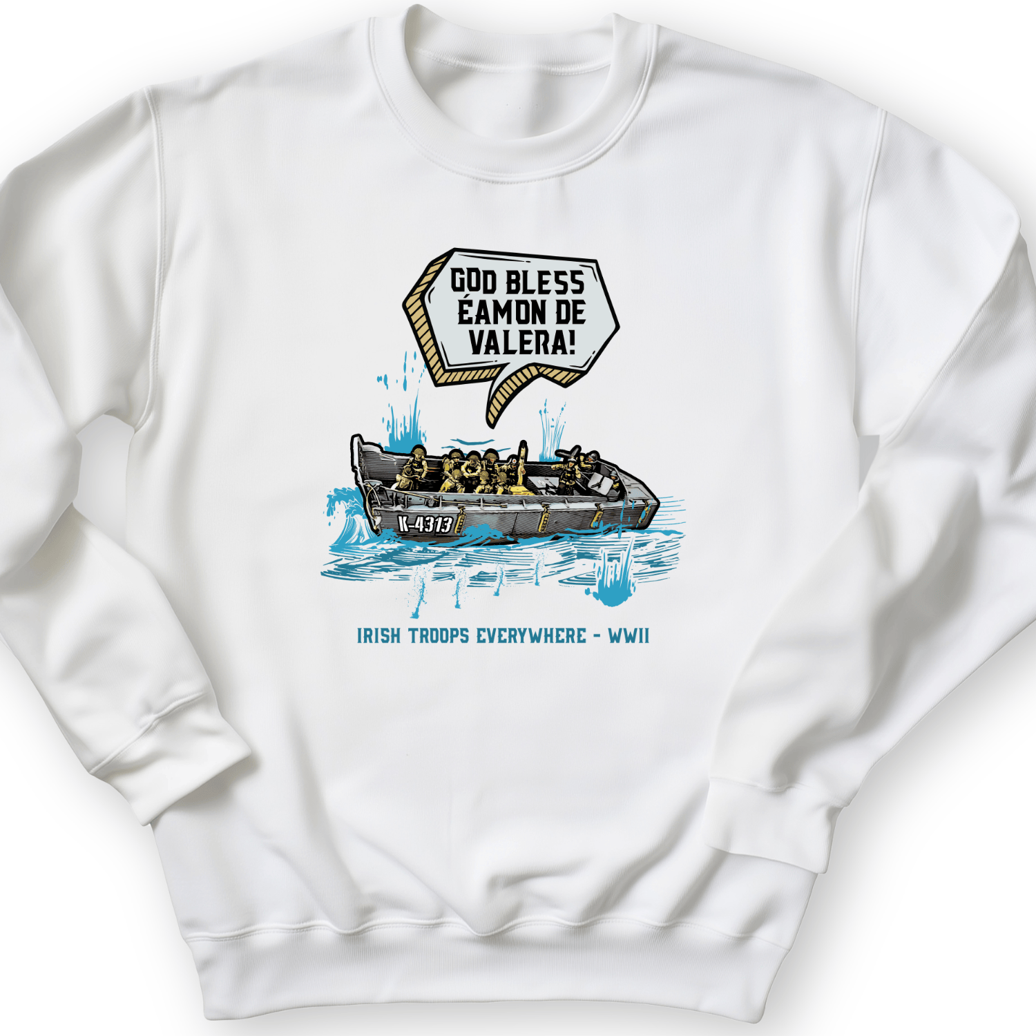 God Bless Eamon De Valera Crewneck