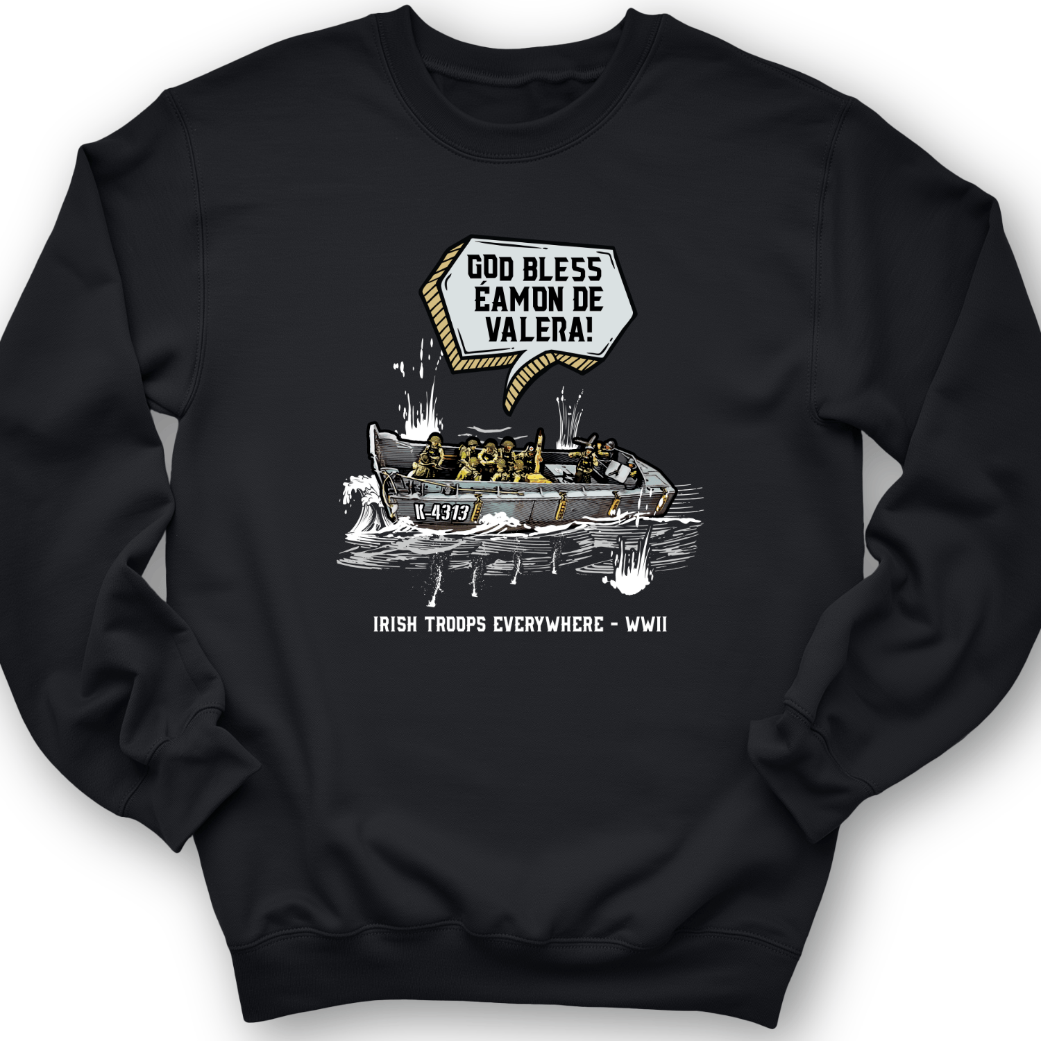 God Bless Eamon De Valera Crewneck
