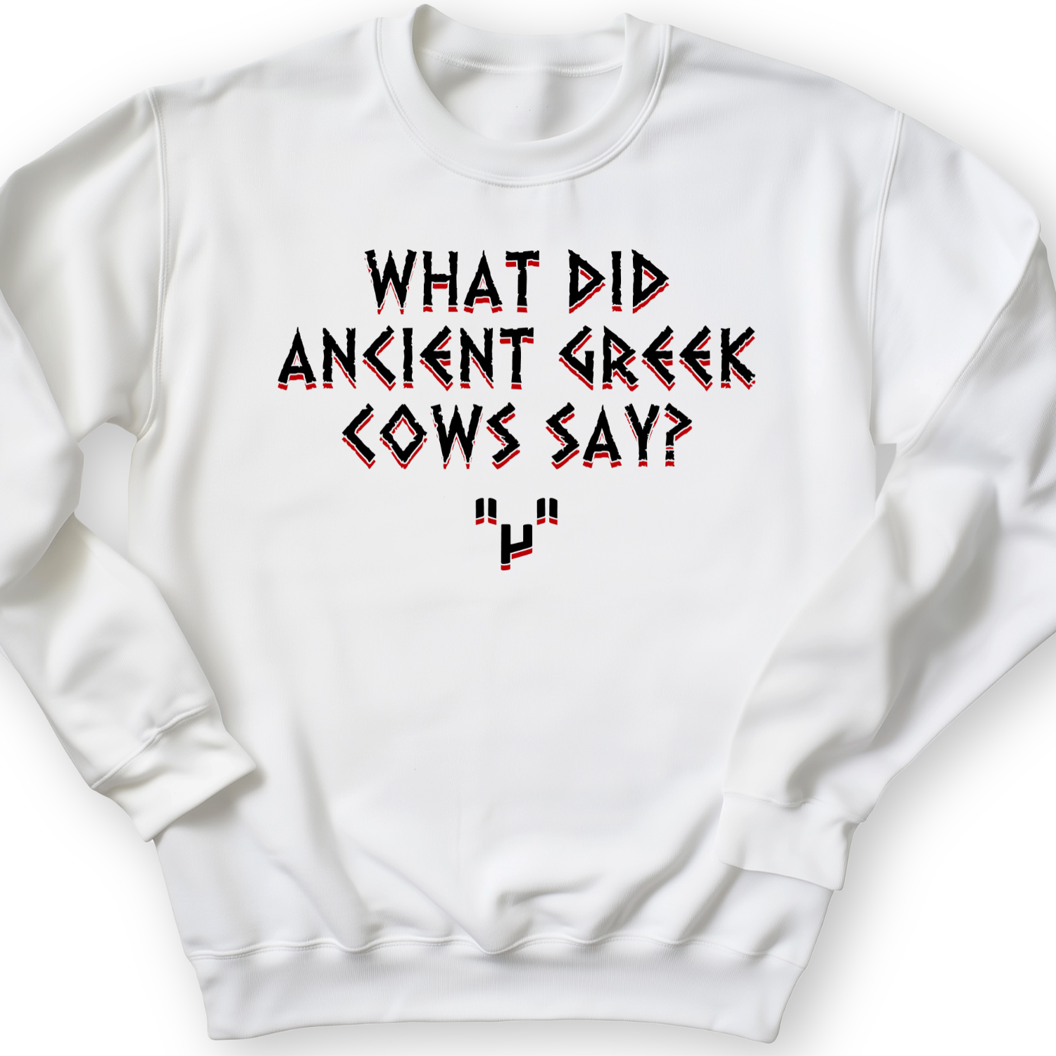Greek Cows Crewneck
