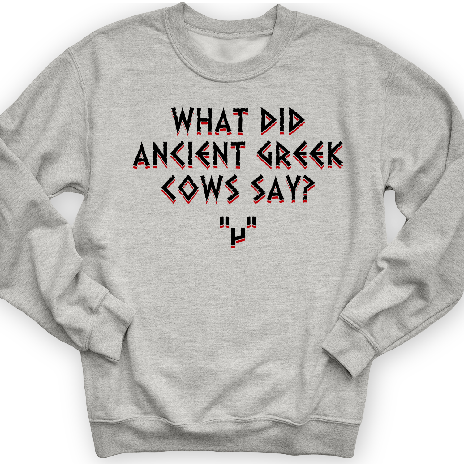 Greek Cows Crewneck