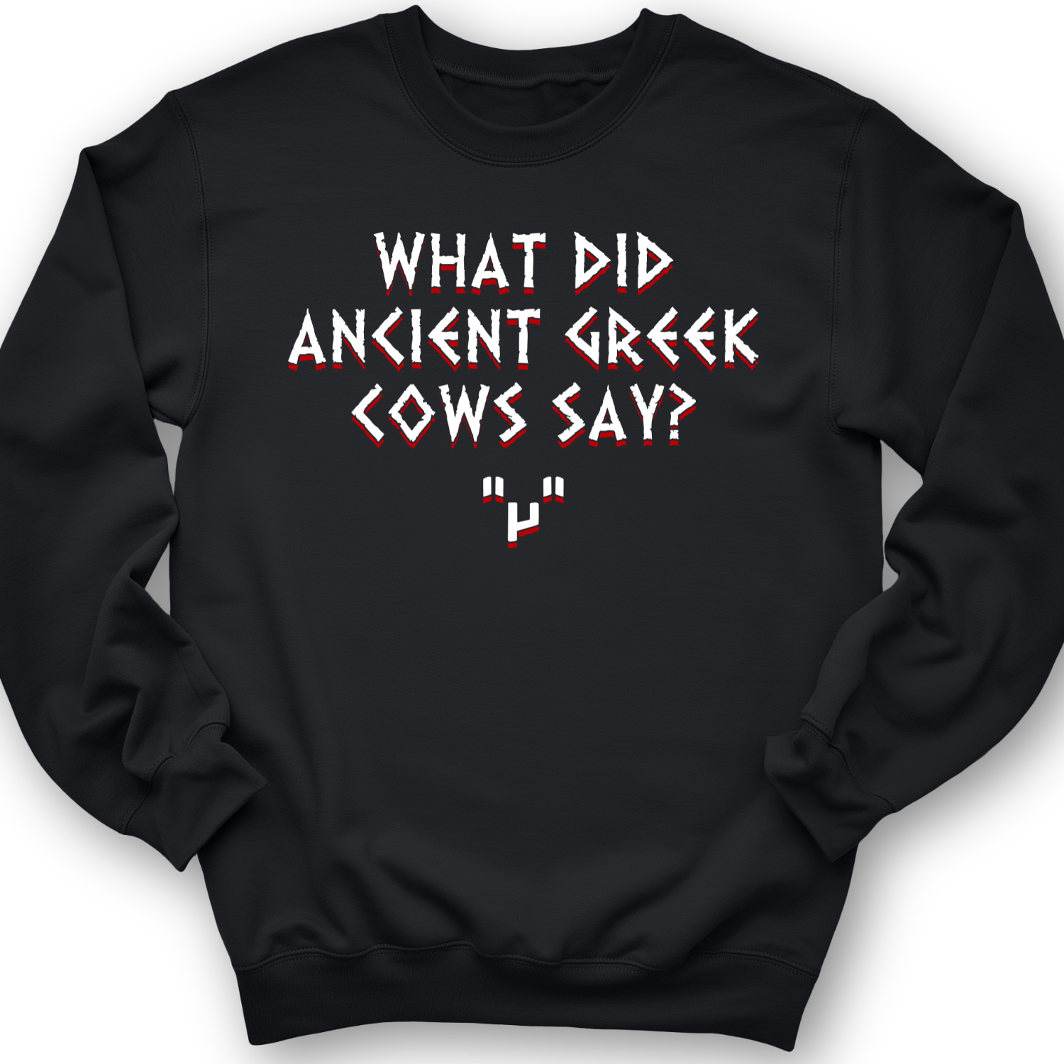 Greek Cows Crewneck
