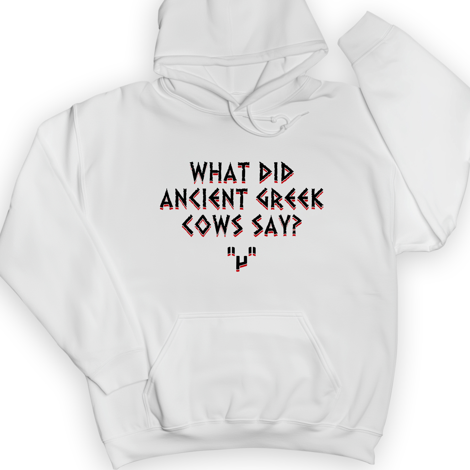 Greek Cows Hoodie