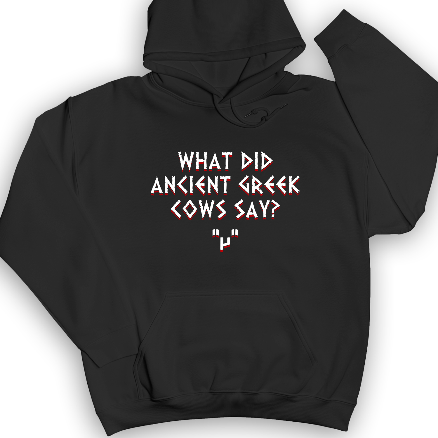 Greek Cows Hoodie