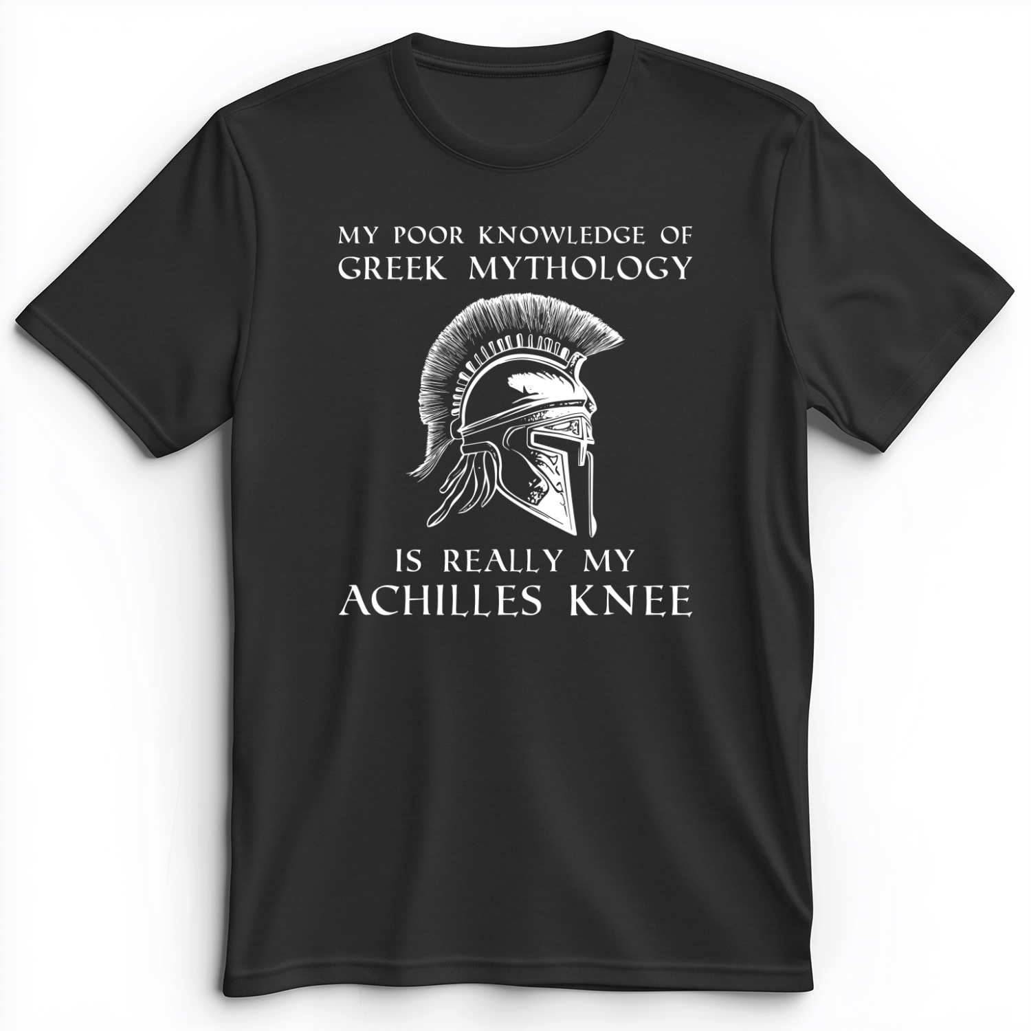 Greek Mythology Achilles Knee Premium Tee