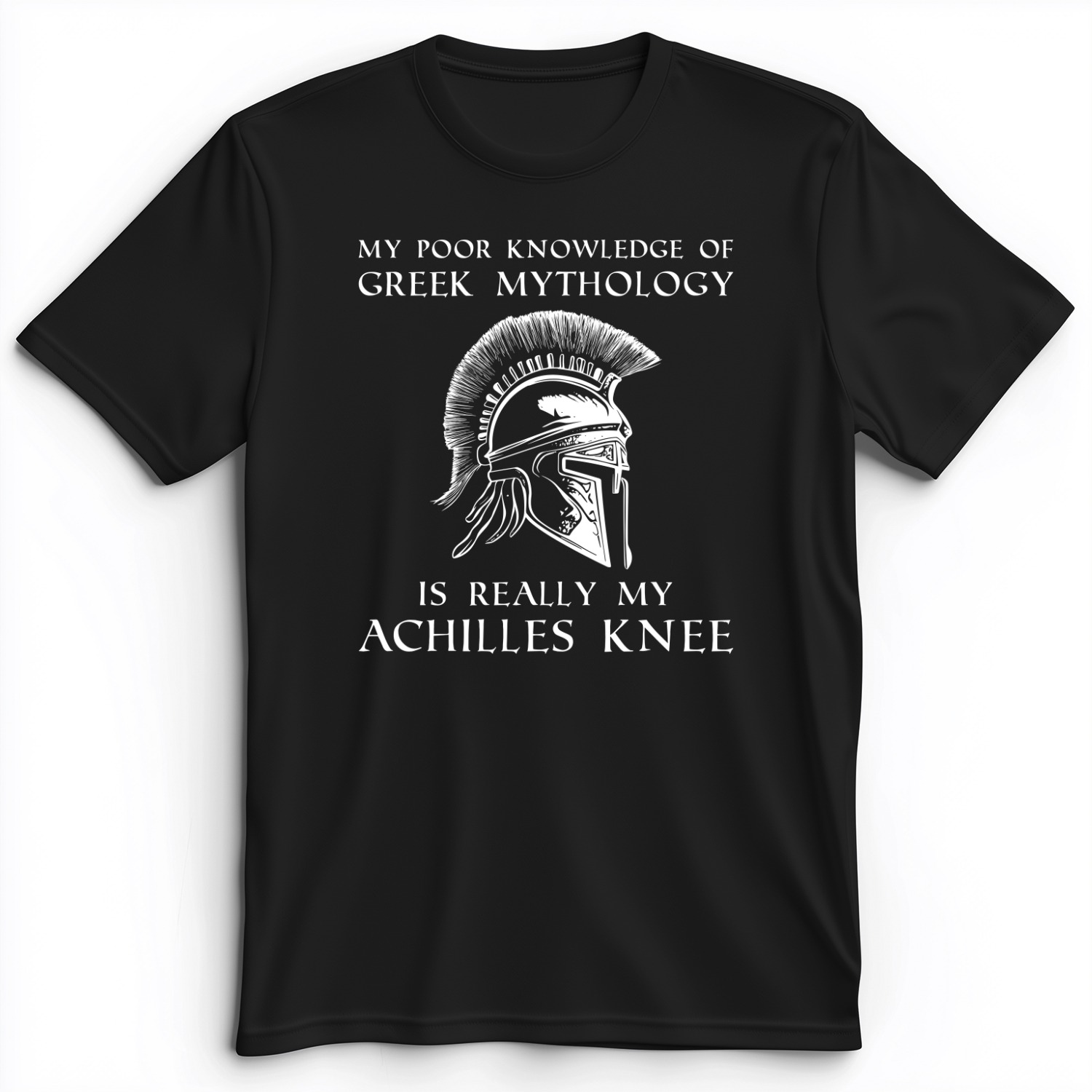 Greek Mythology Achilles Knee Premium Tee