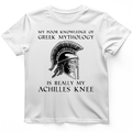 Greek Mythology Achilles Knee T-Shirt