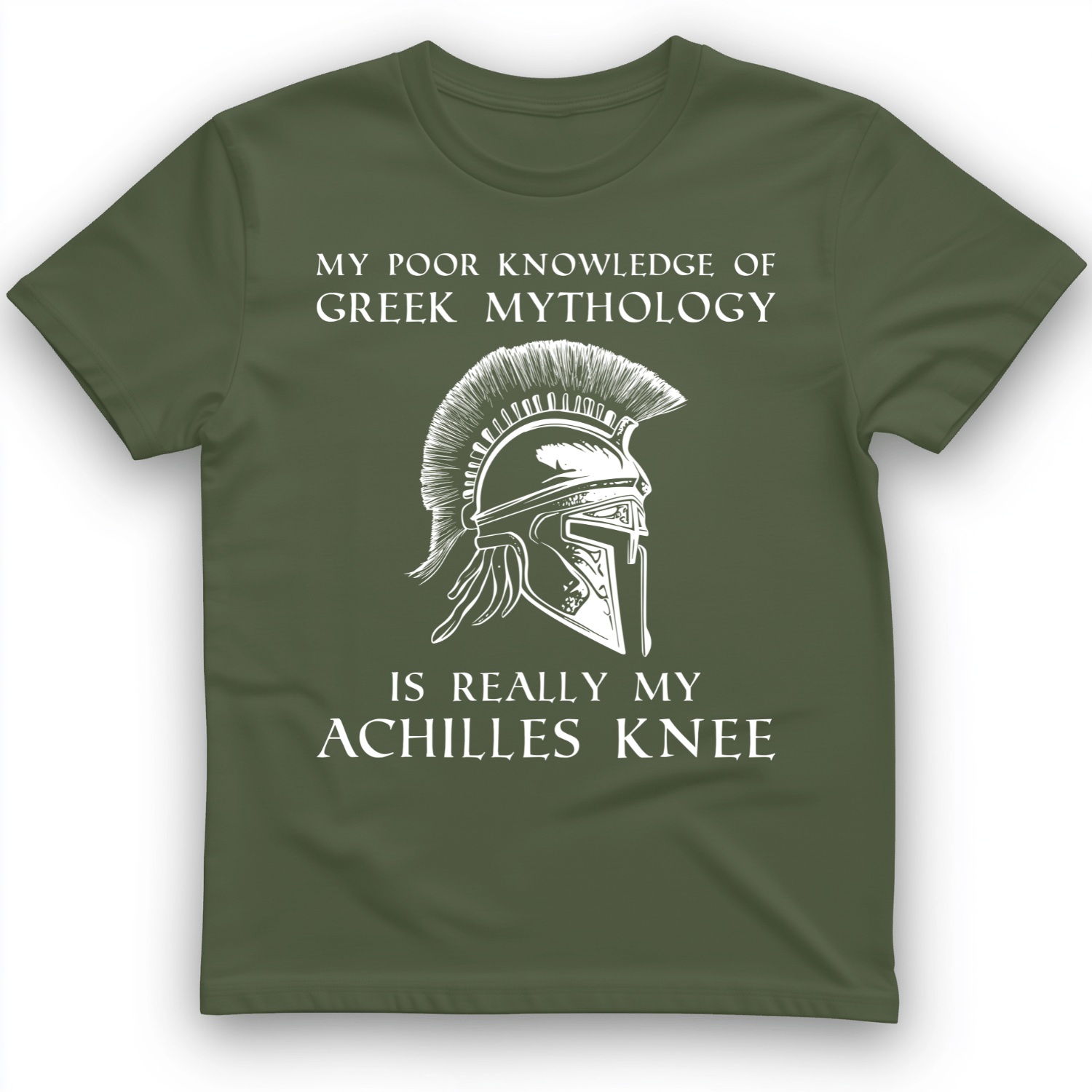 Greek Mythology Achilles Knee T-Shirt