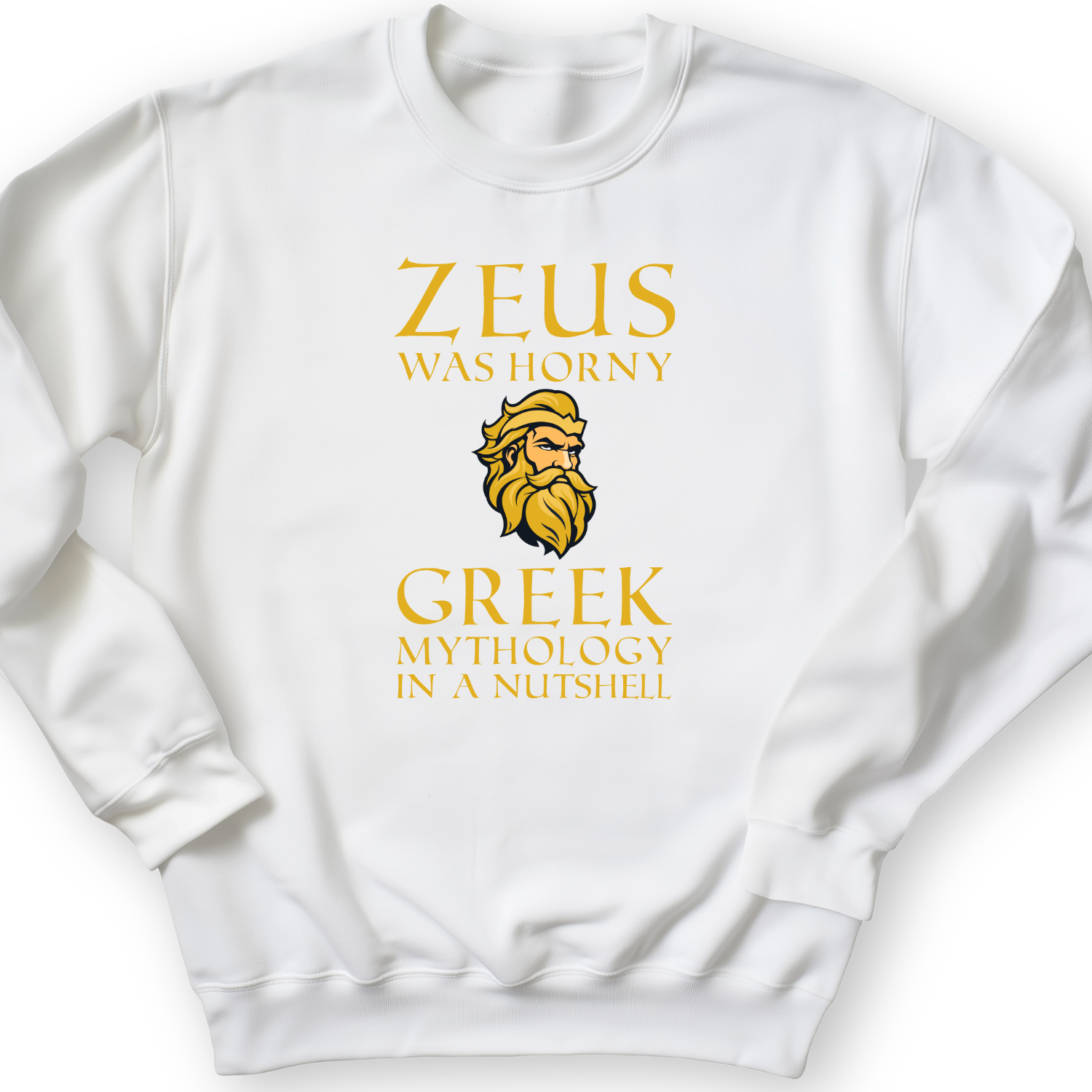 Greek Mythology In a Nut Shell Crewneck