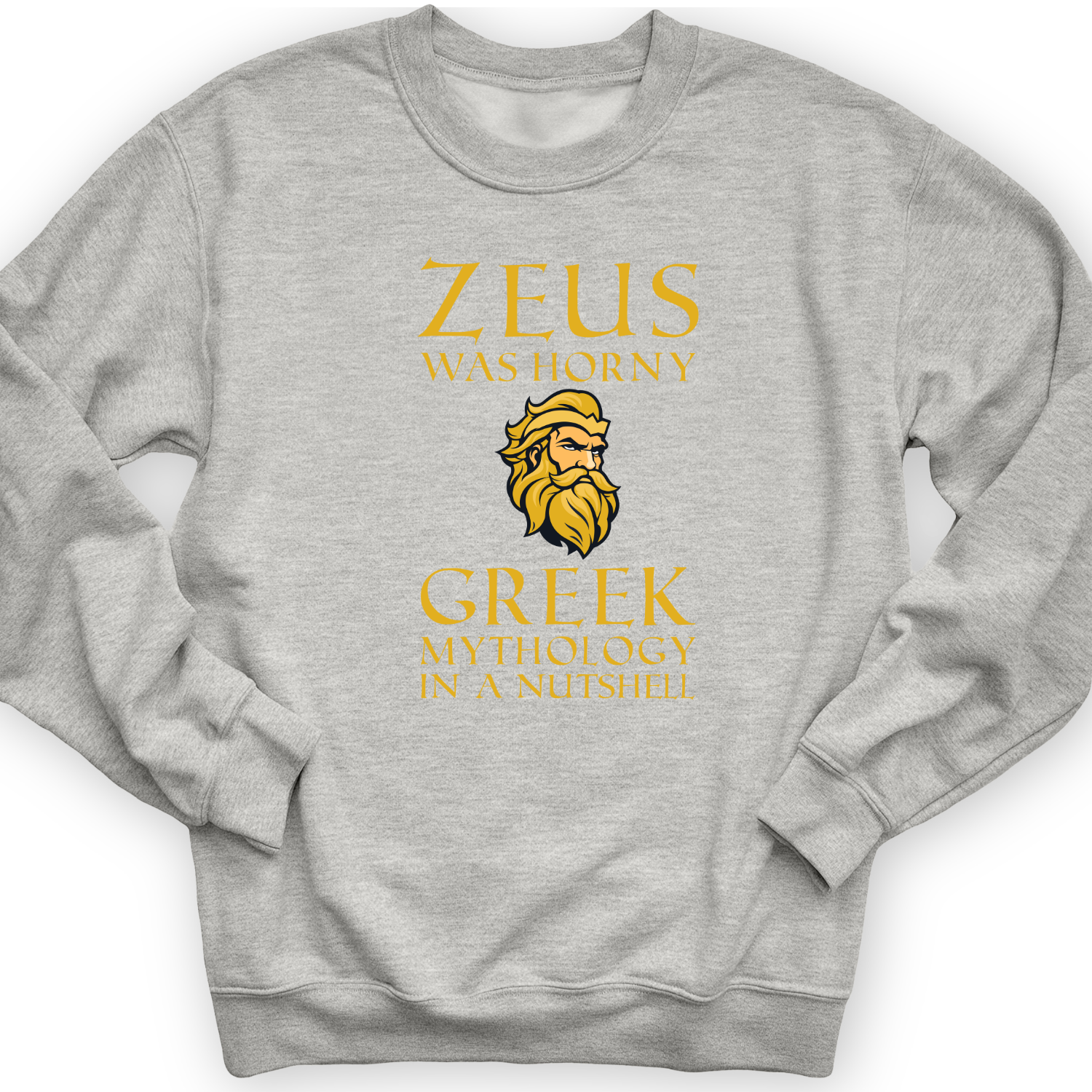 Greek Mythology In a Nut Shell Crewneck
