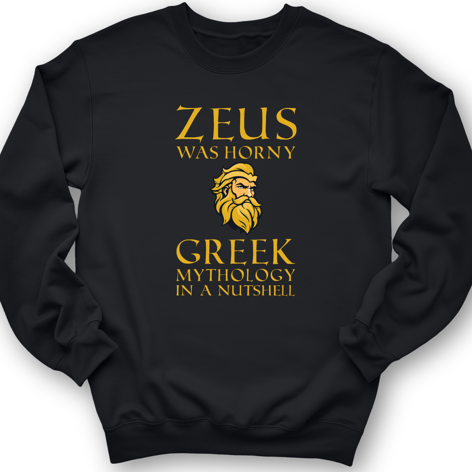 Greek Mythology In a Nut Shell Crewneck