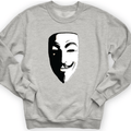 Guy Fawkes Mask Crewneck