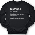 Historian Defined Crewneck