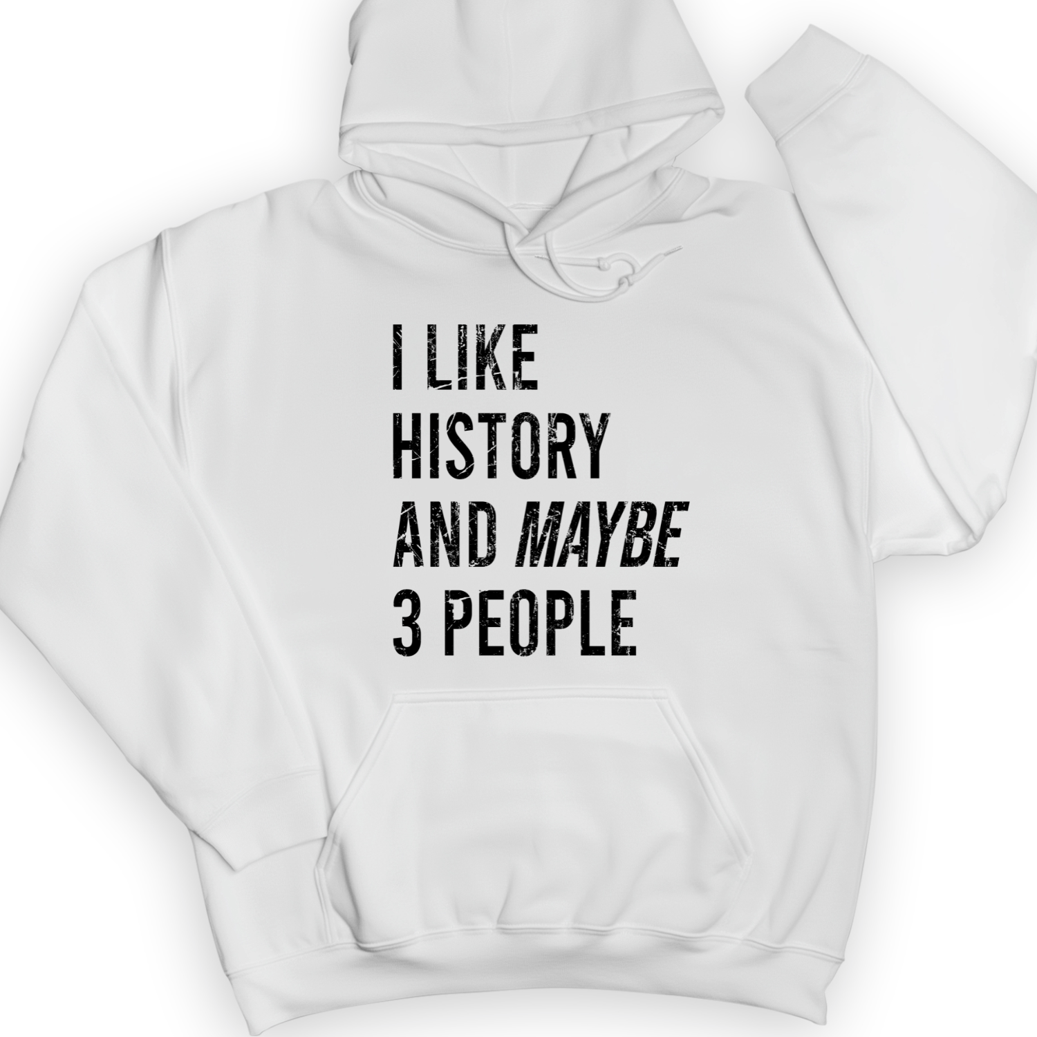 I Like History And Maybe 3 People Hoodie