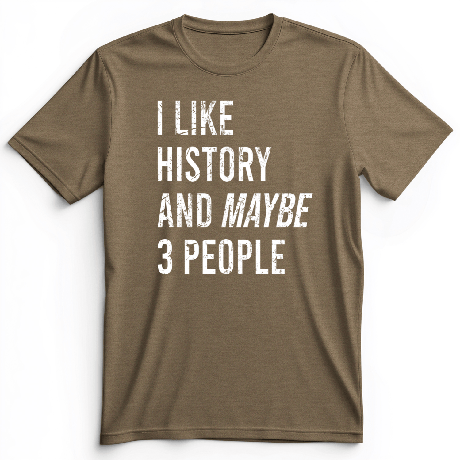 I Like History And Maybe 3 People Premium Tee
