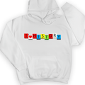 I Love History Blocks Hoodie
