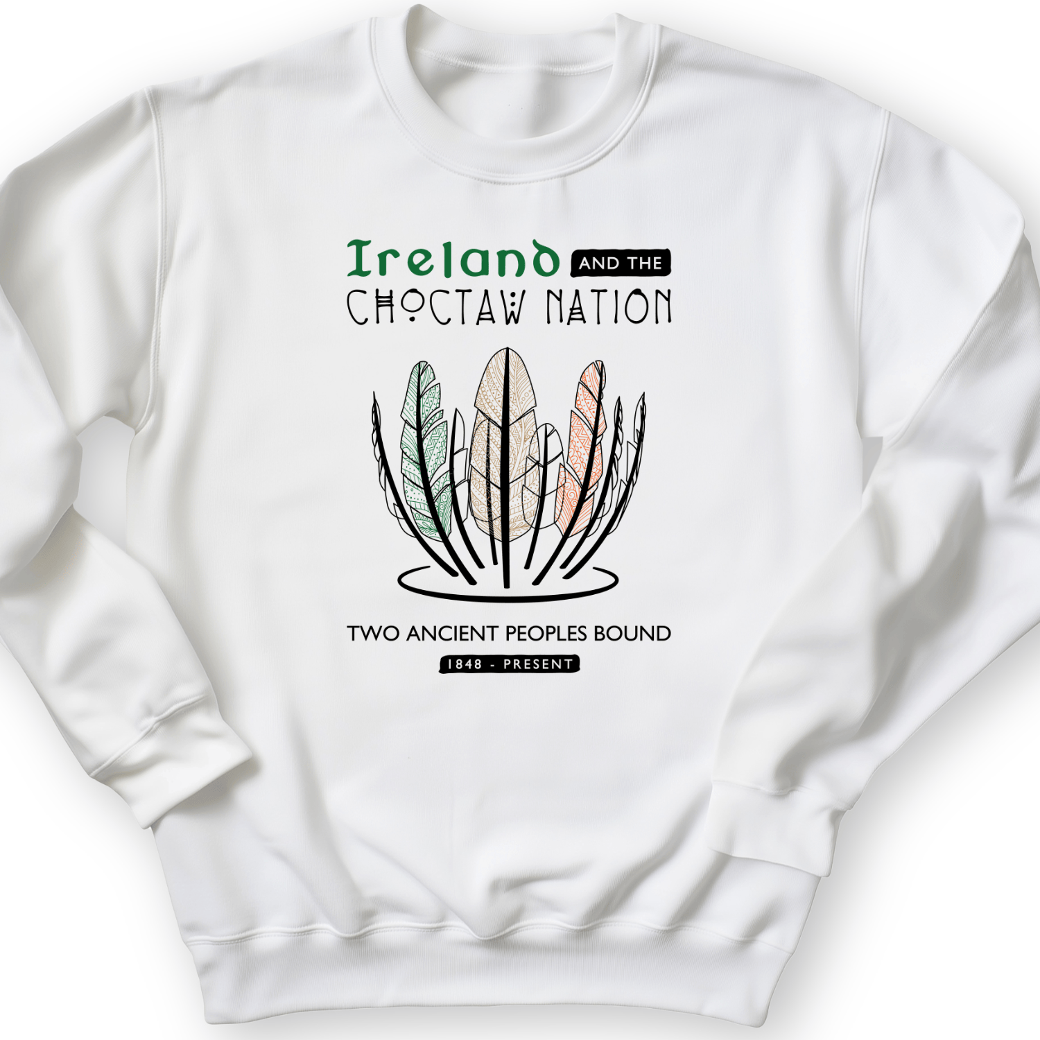 Irish-Choctaw Friendship Crewneck