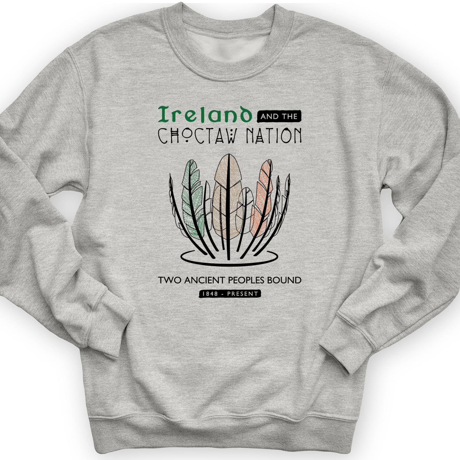 Irish-Choctaw Friendship Crewneck