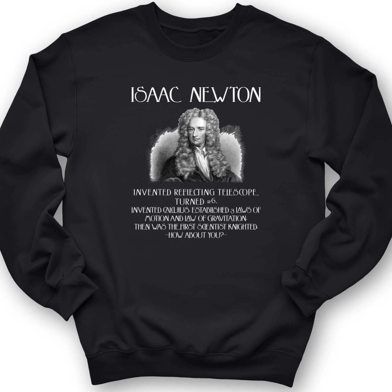 Isaac Newton Crewneck