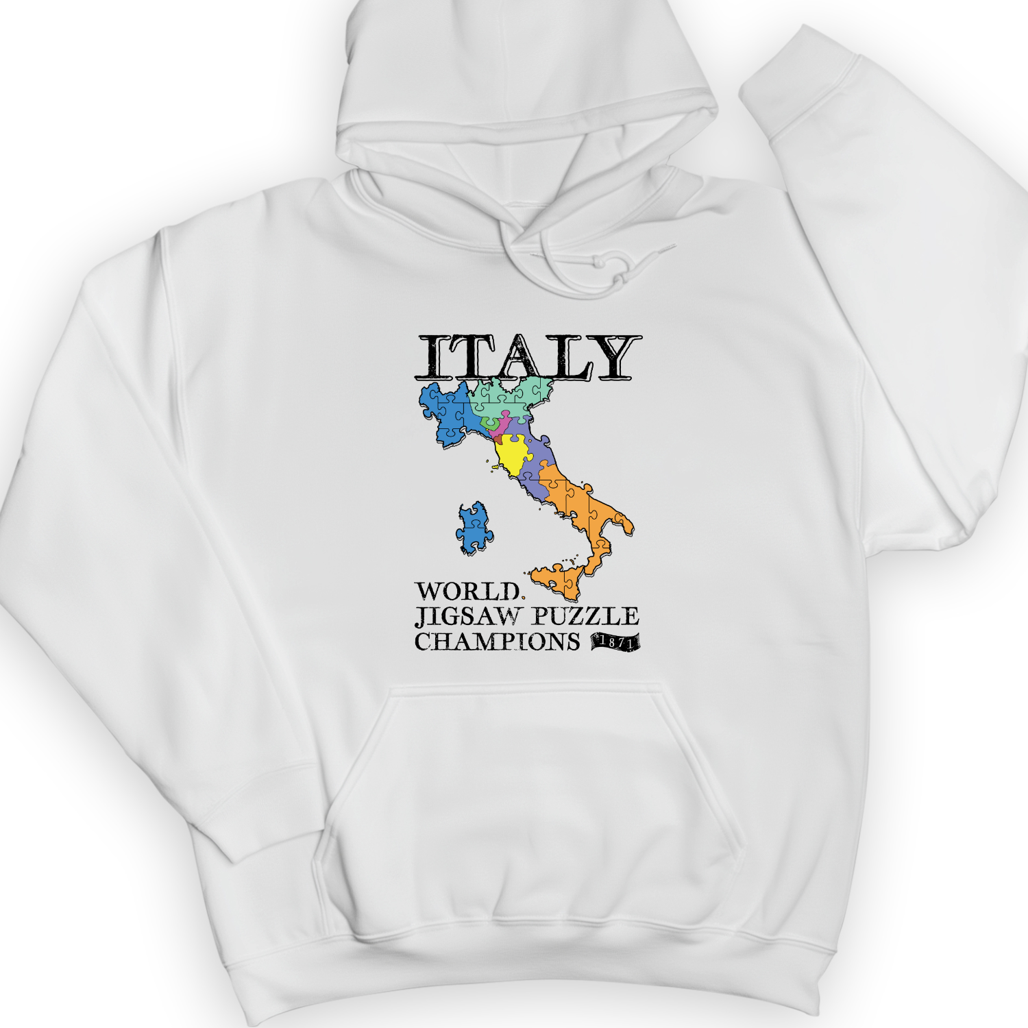 Italy Jigsaw Puzzle Hoodie