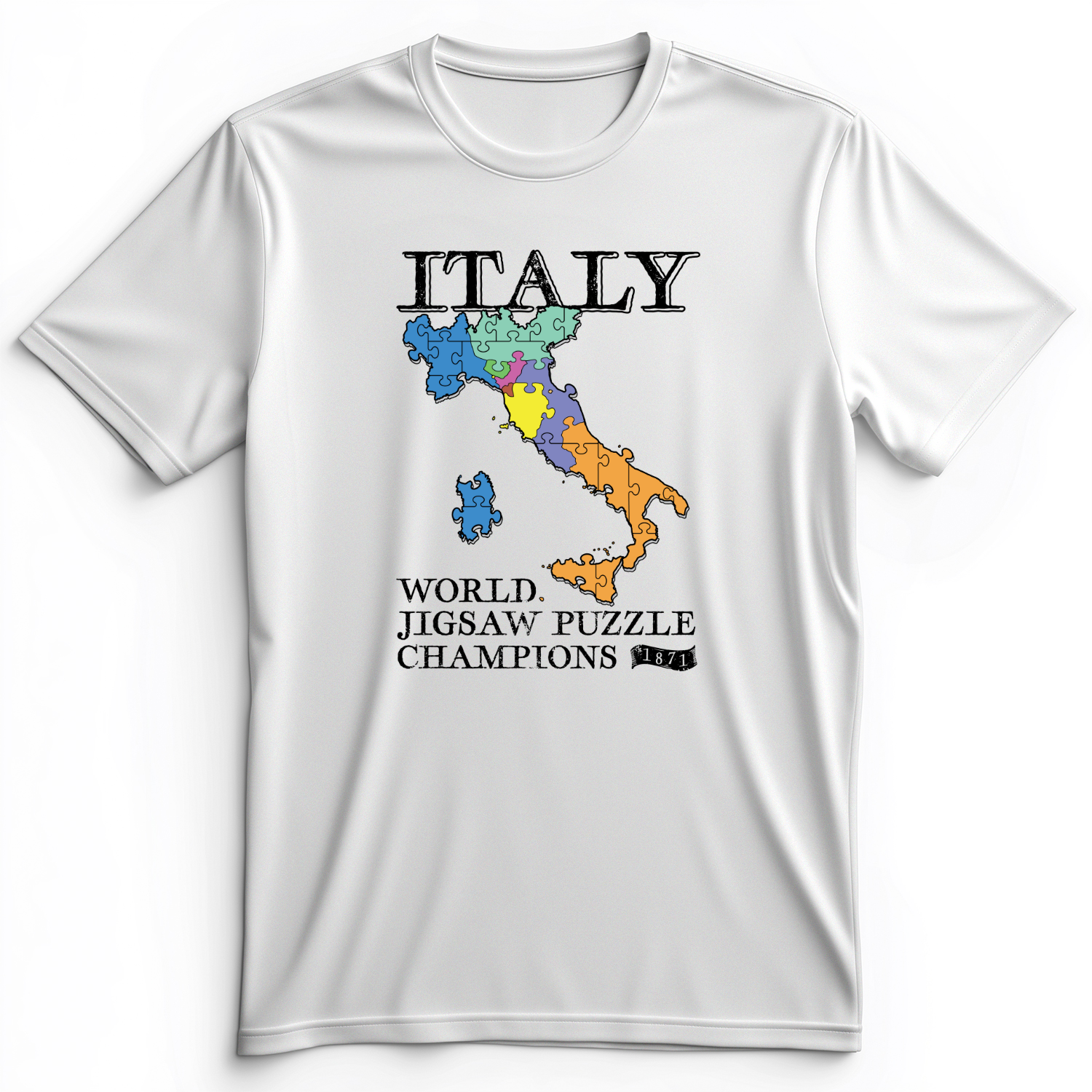 Italy Jigsaw Puzzle Premium Tee