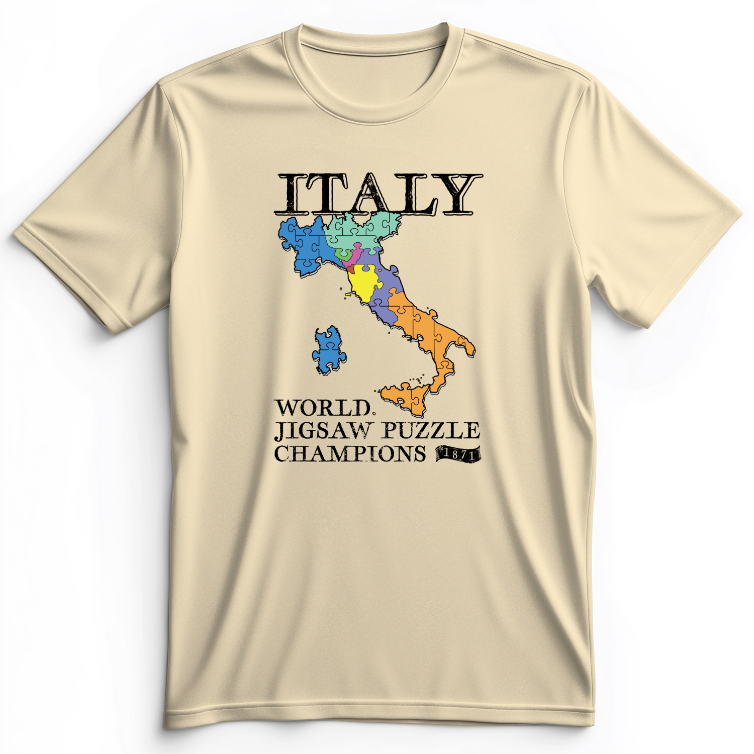 Italy Jigsaw Puzzle Premium Tee