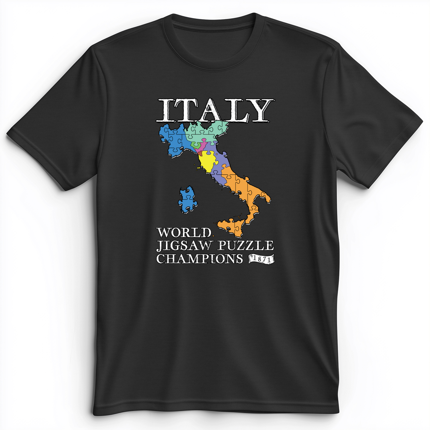 Italy Jigsaw Puzzle Premium Tee