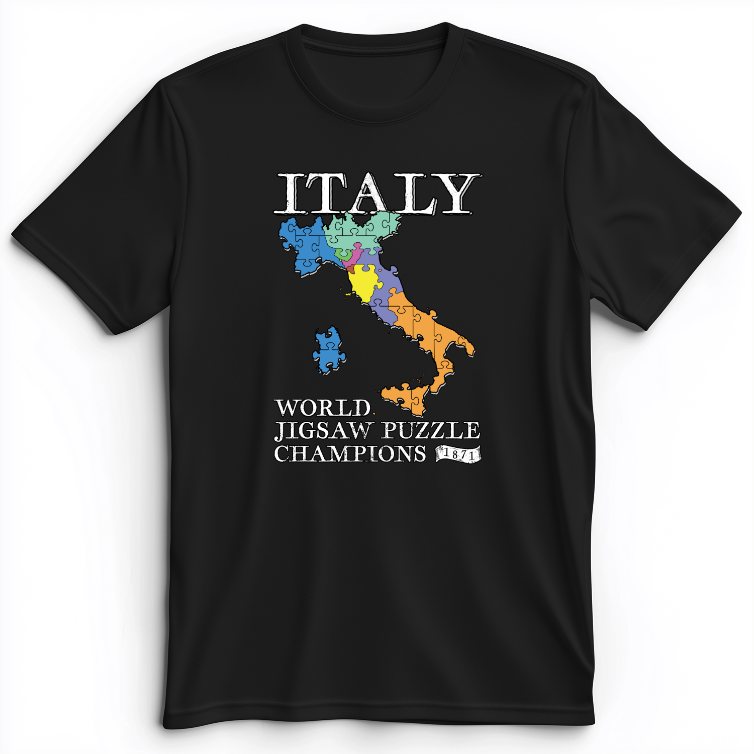 Italy Jigsaw Puzzle Premium Tee
