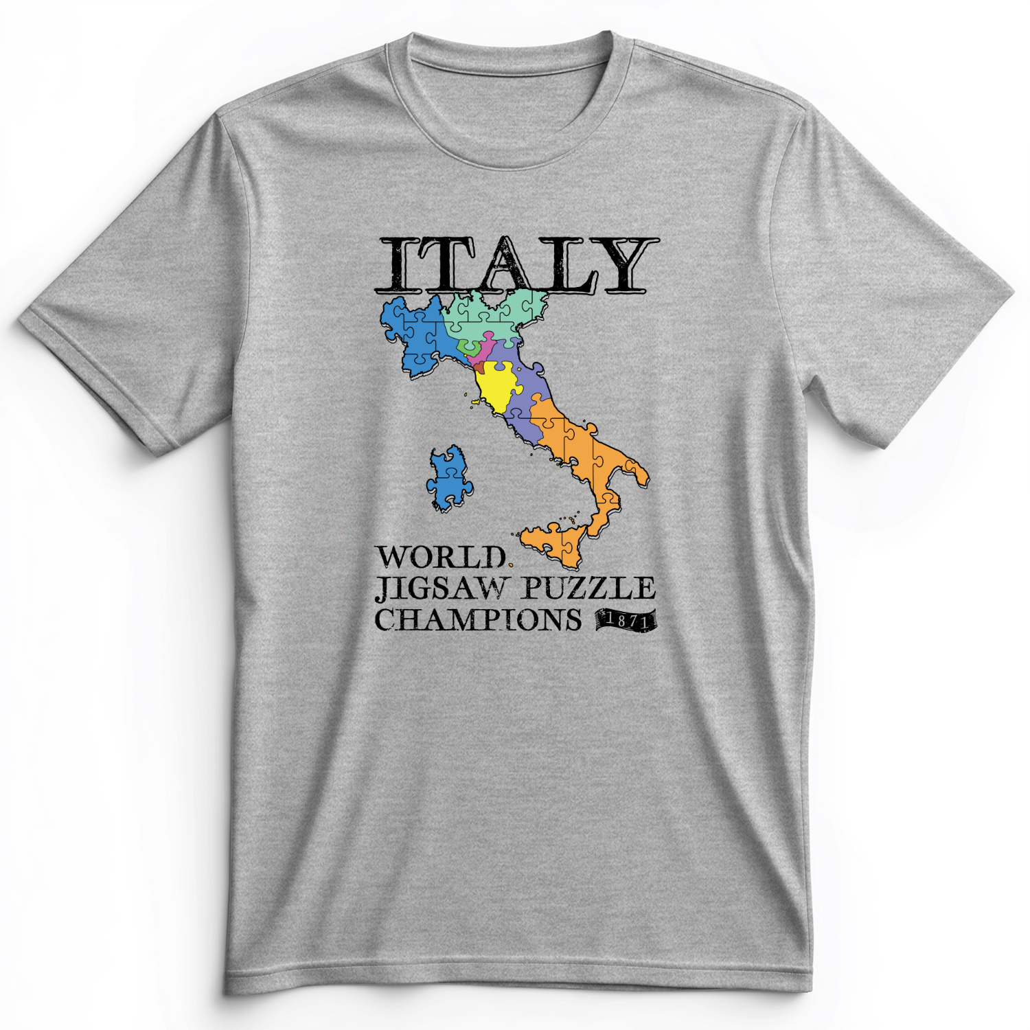Italy Jigsaw Puzzle Premium Tee
