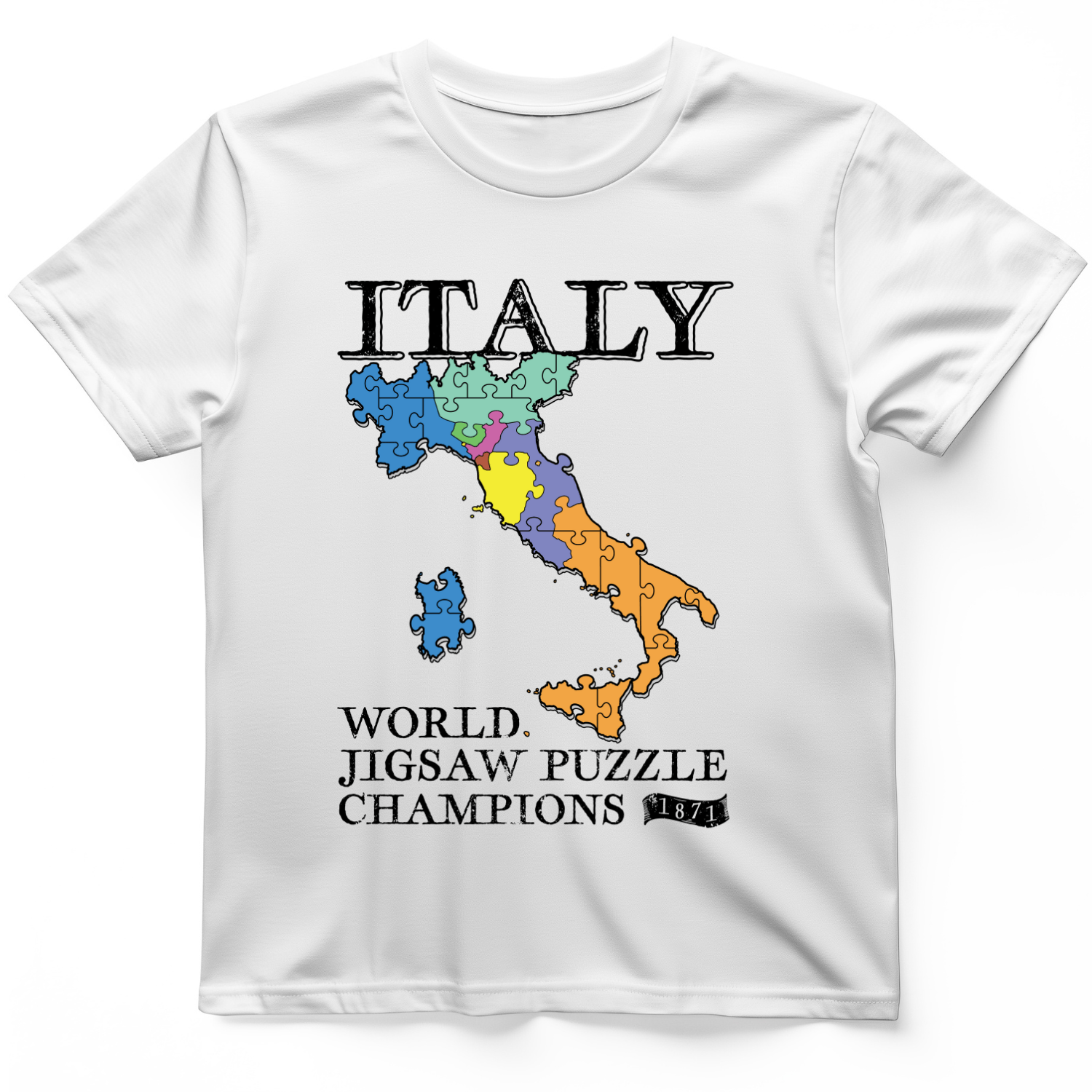 Italy Jigsaw Puzzle T-Shirt