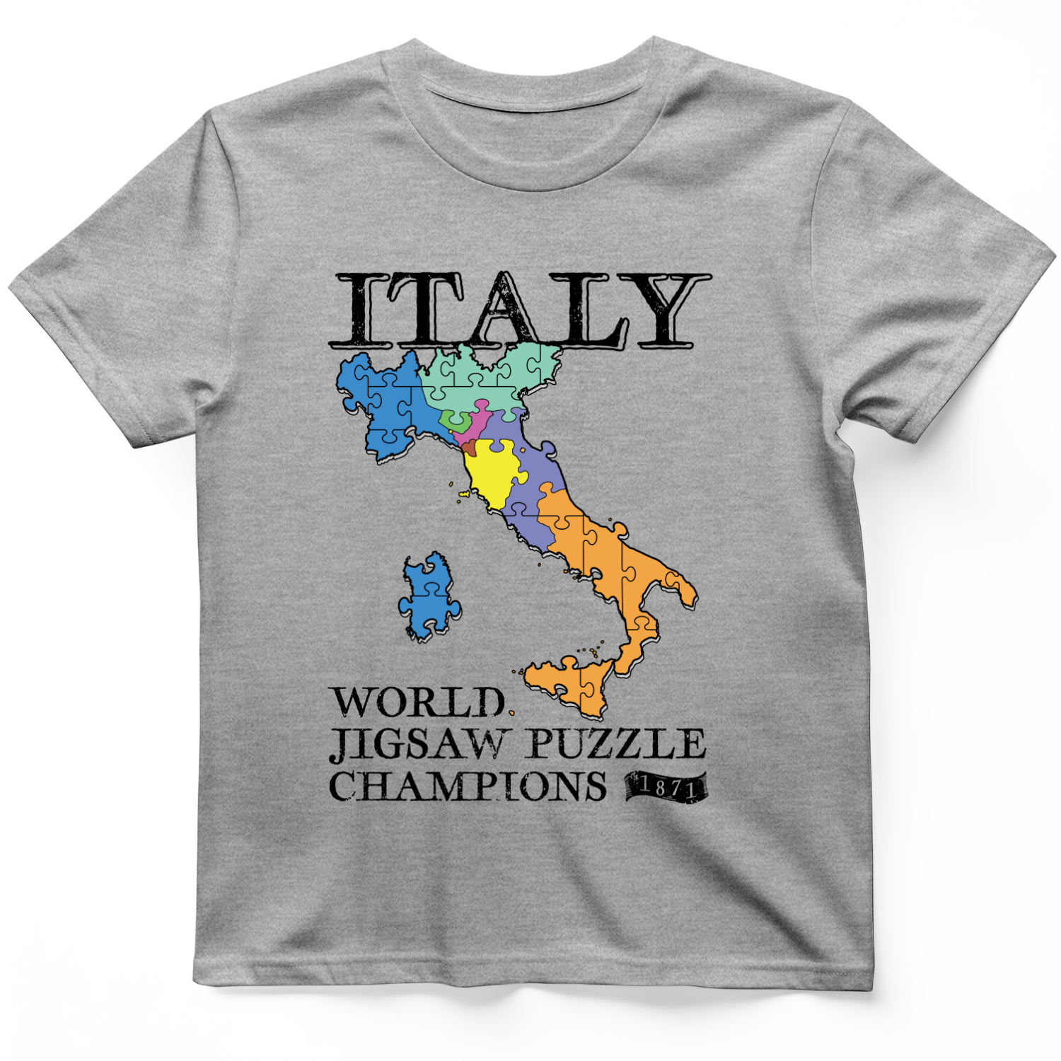 Italy Jigsaw Puzzle T-Shirt