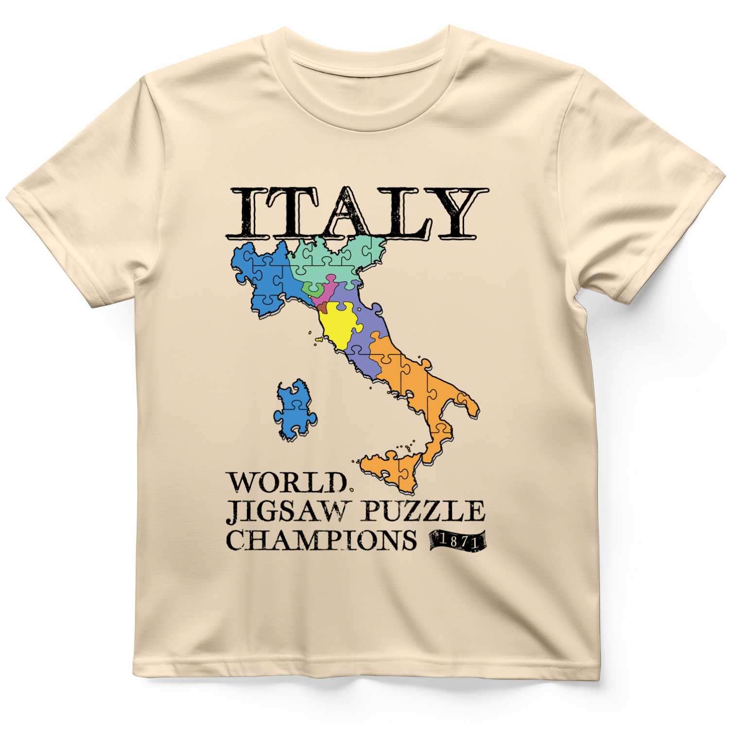 Italy Jigsaw Puzzle T-Shirt