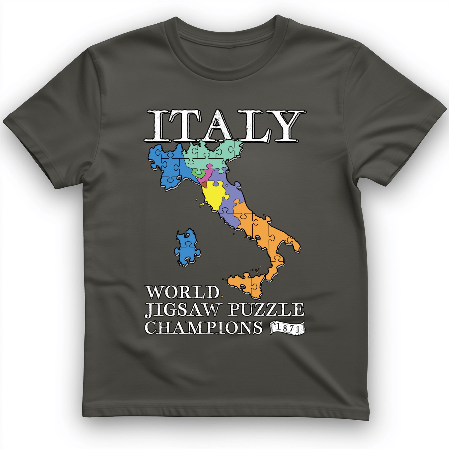 Italy Jigsaw Puzzle T-Shirt