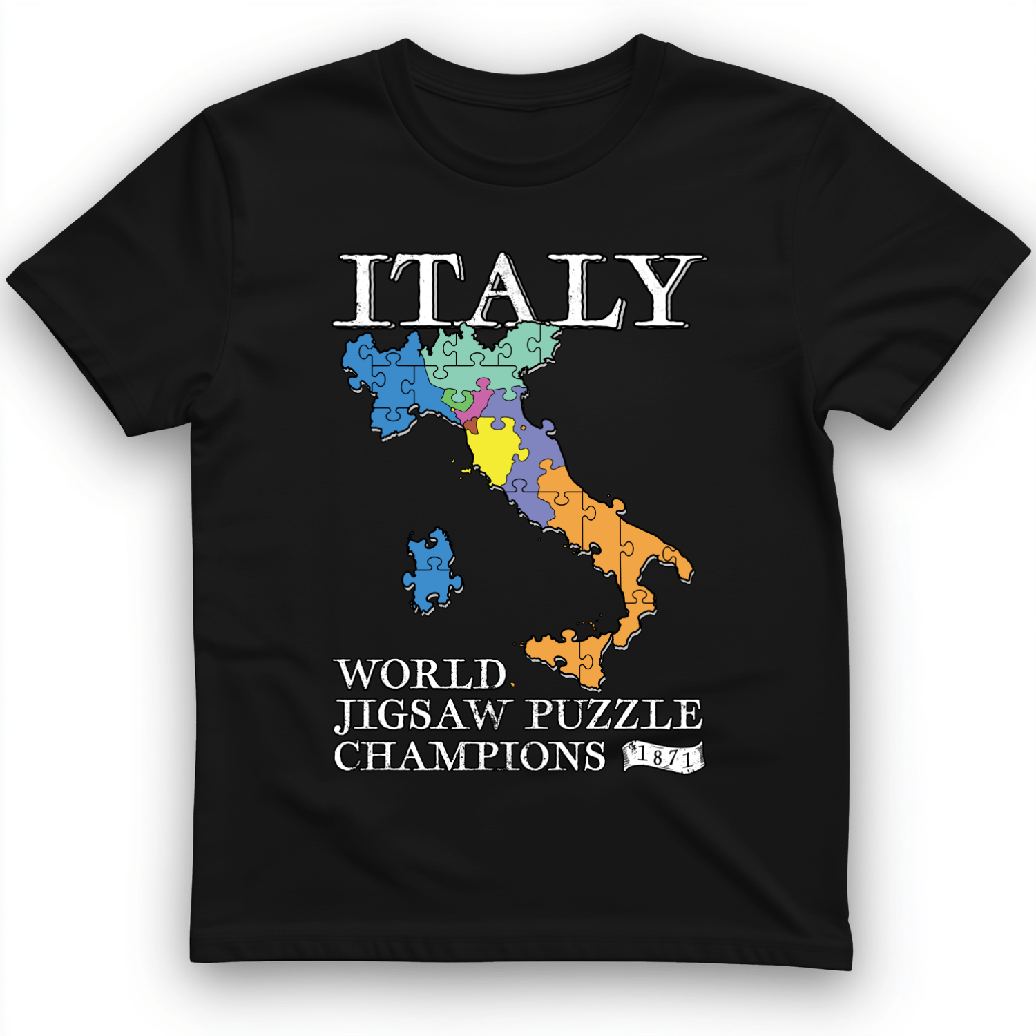 Italy Jigsaw Puzzle T-Shirt