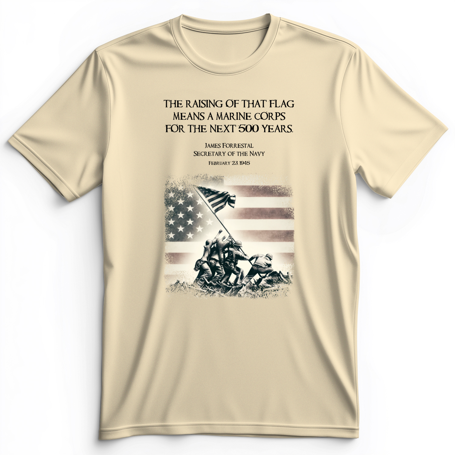 Iwo Jima Flag Premium Tee