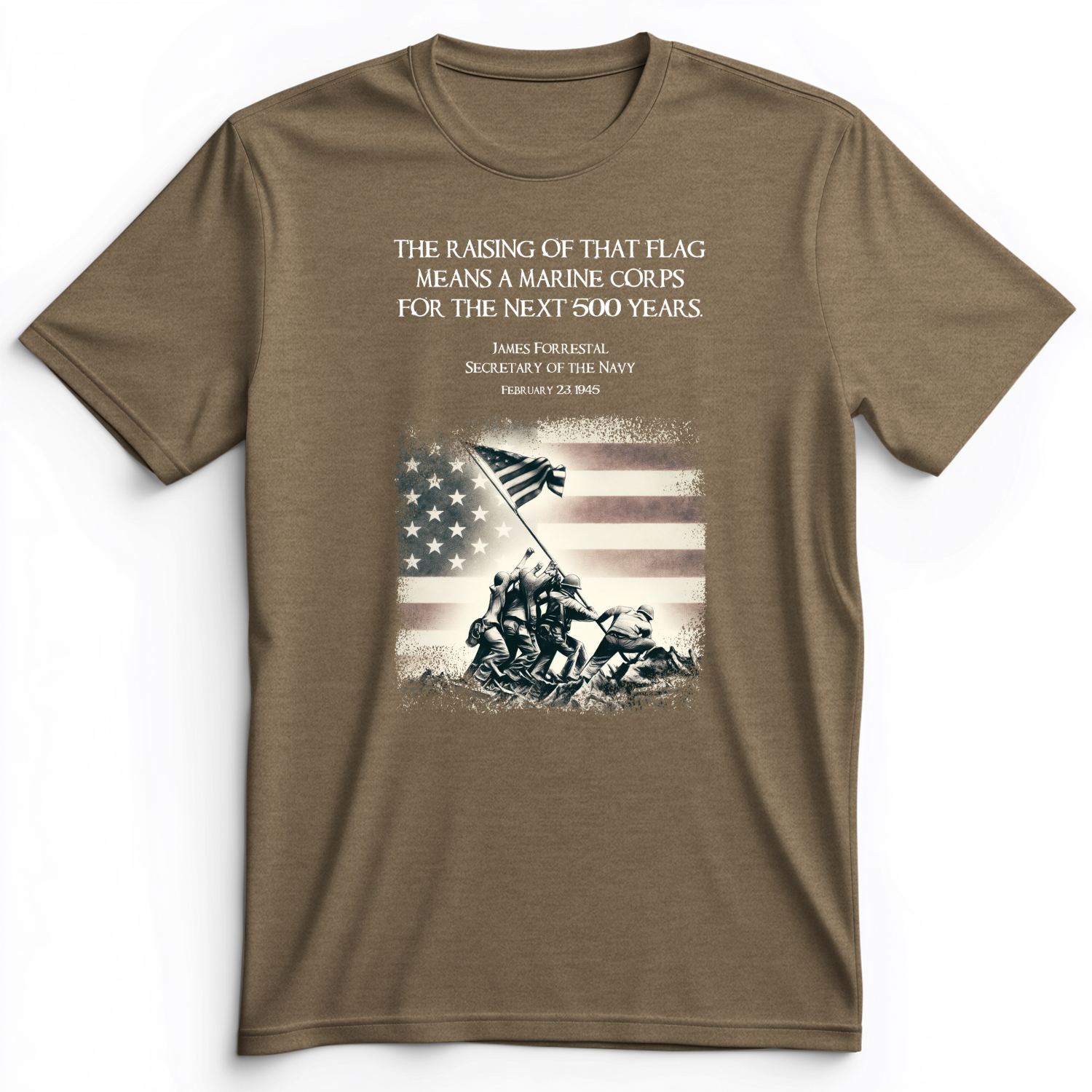 Iwo Jima Flag Premium Tee