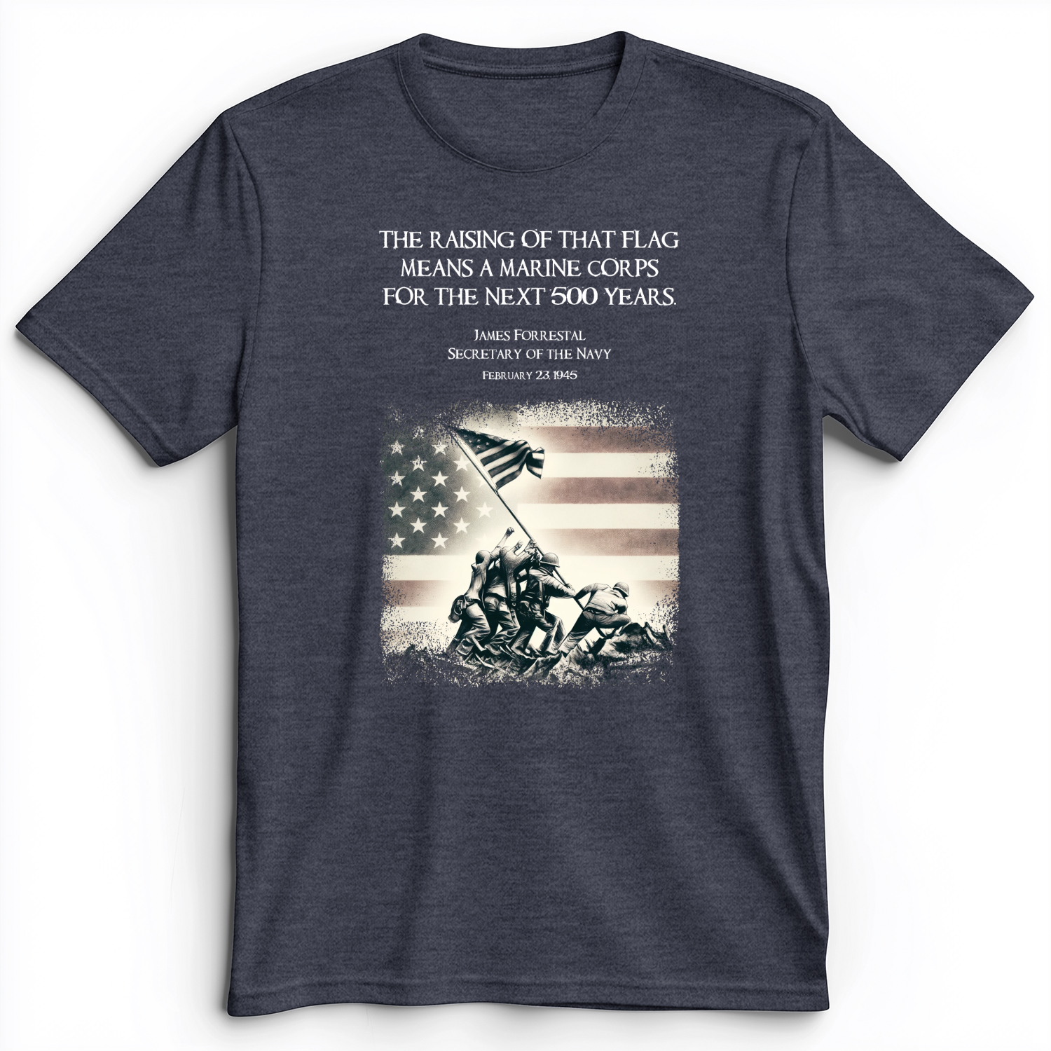 Iwo Jima Flag Premium Tee
