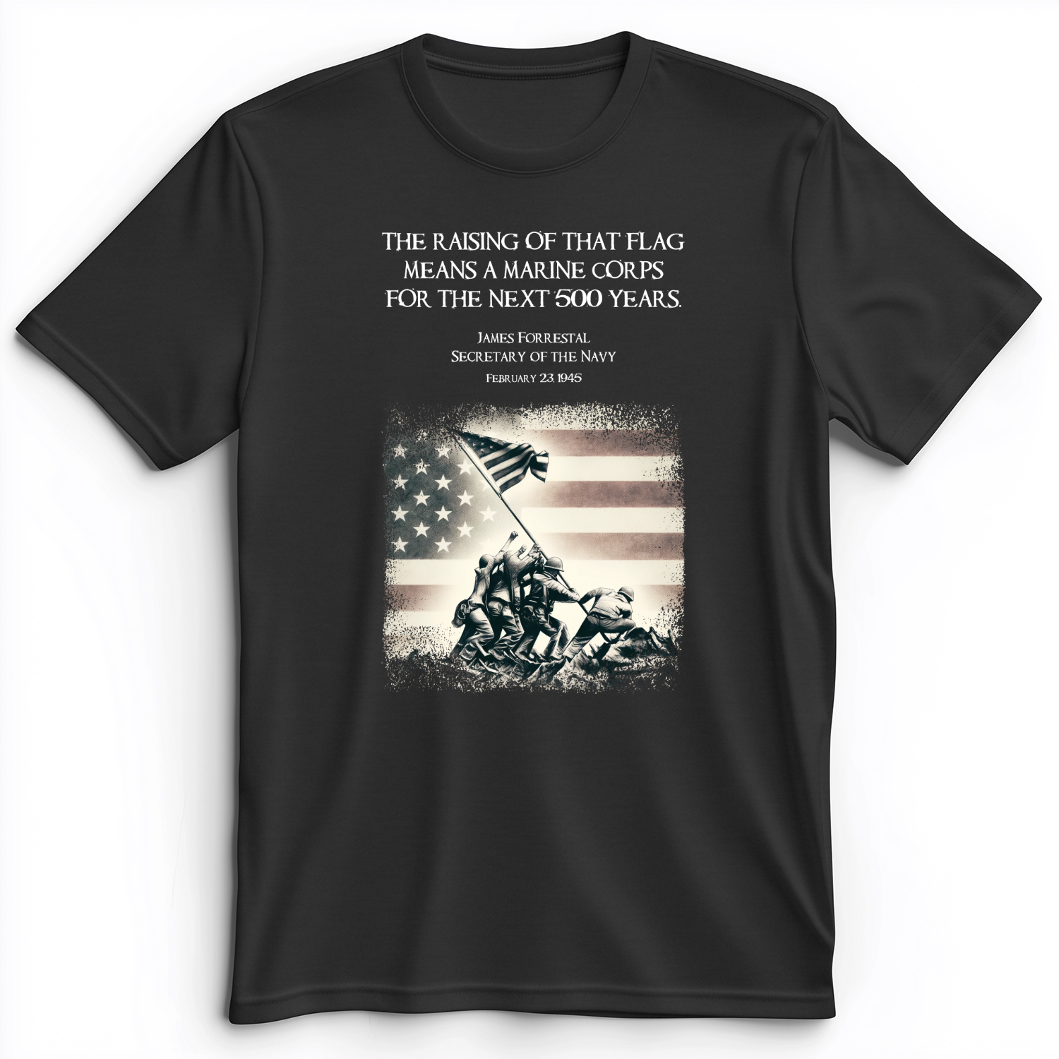 Iwo Jima Flag Premium Tee