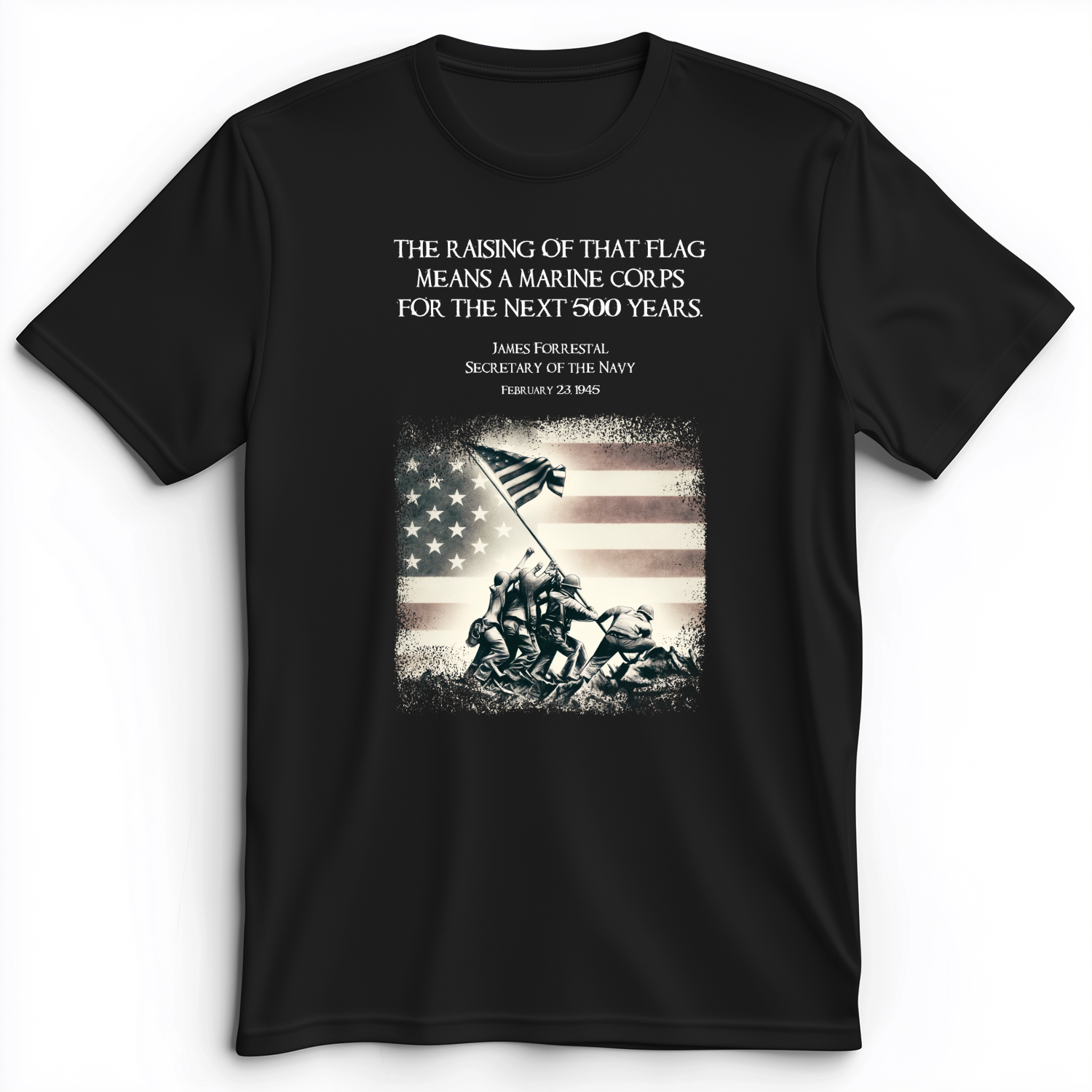 Iwo Jima Flag Premium Tee